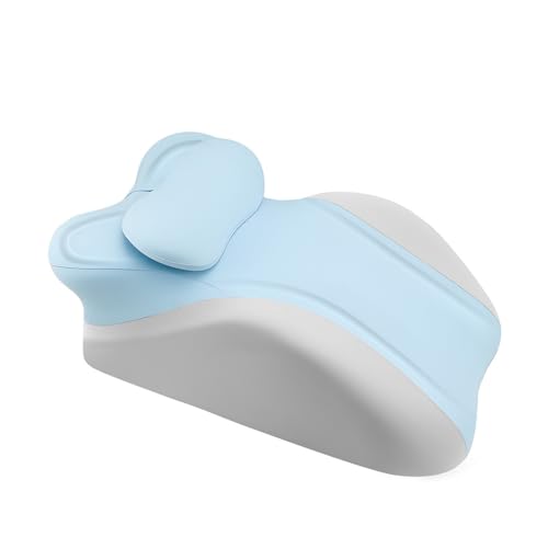ZYMIADOU Ergonomisches Kissen aus Memory-Schaum für Seitenschläfer, Lesebett mit abnehmbarem Bezug, 4 Farben neigendes Kissen für Schläfer von ZYMIADOU