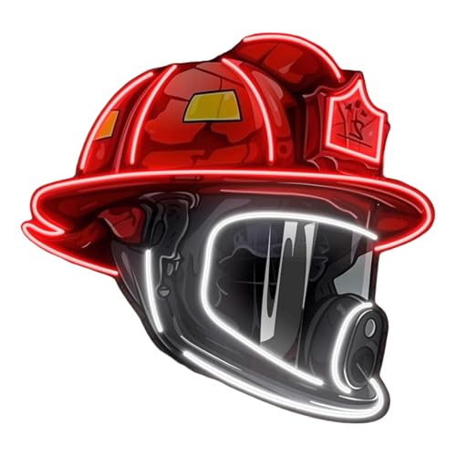 ZYMIADOU Feuerwehrhelm Form LED Party Licht für Wohnzimmer Party Dekoration Weiches Acryl Design Feuerwehrmann Helm LED-Licht ZYMIADOU Feuerwehrhelm Form LED Party Licht für Wohnzimmer Party Dekoration Weiches Acryl Design Feuerwehrmann Helm LED-Licht von ZYMIADOU