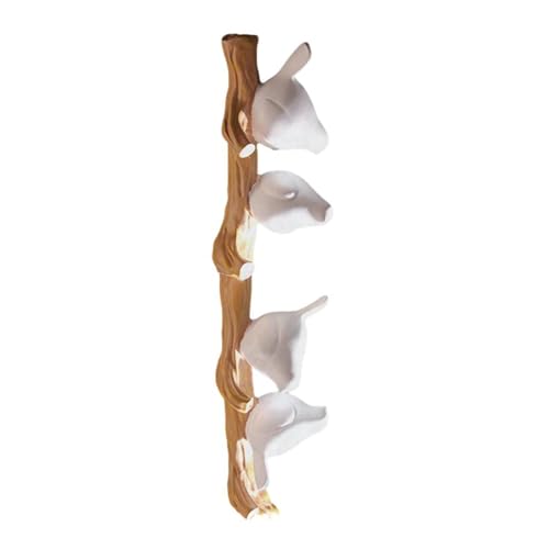 ZYMIADOU Haken in Vogelform, Kunstharz, einfache Installation, Wanddekoration, platzsparender Aufhänger für Küche oder Badezimmer, kreativer Vogelaufhänger von ZYMIADOU