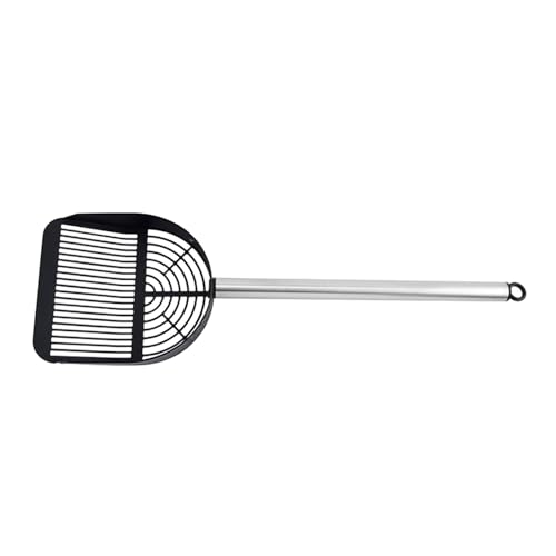 ZYMIADOU Katzenstreuschaufel, glattes Metallsieb, hohle Schaufel, Metallgriff, Kotschaufel, Kätzchen, Kotschaufel, langer Griff, Katzenstreuschaufel ZYMIADOU Katzenstreuschaufel, glattes Metallsieb, hohle Schaufel, Metallgriff, Kotschaufel, Kätzchen, Kotschaufel, langer Griff, Katzenstreuschaufel von ZYMIADOU