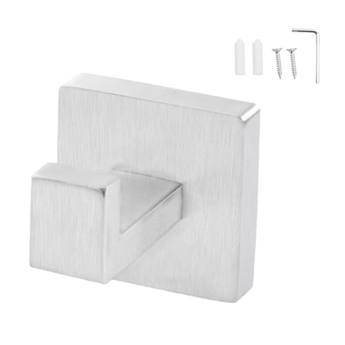 ZYMIADOU Multifunktionaler Edelstahl-Wandhaken für Dusche, einfach zu installieren an Badezimmertür und Wanddekoration, Handtuchhaken ZYMIADOU Multifunktionaler Edelstahl-Wandhaken für Dusche, einfach zu installieren an Badezimmertür und Wanddekoration, Handtuchhaken von ZYMIADOU