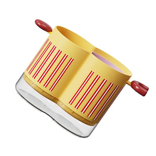 ZYMIADOU Multifunktionaler Geschirrbehälter mit zwei Kammern, mit Ablauflöchern, geteilter Utensilienhalter für Löffel, Essstäbchen, hygienisches Abtropfgestell ZYMIADOU Multifunktionaler Geschirrbehälter mit zwei Kammern, mit Ablauflöchern, geteilter Utensilienhalter für Löffel, Essstäbchen, hygienisches Abtropfgestell von ZYMIADOU