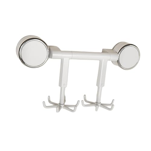 ZYMIADOU Platzsparender Saugnapf-Utensilien-Halter, Mehrzweck-drehbarer Haken, Saugnapf-Aufhänger für einfache Installation in jedem Raum, Aufbewahrungszubehör für Zuhause von ZYMIADOU