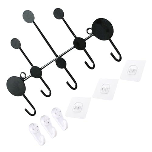 ZYMIADOU Schöner, stilvoller Wandhaken, starke Klebe-Designs, tragbares Wohnaccessoire zum Aufhängen von Schlüsseln und kleinen Gegenständen, Badezimmerregal von ZYMIADOU