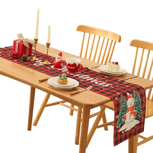 ZYMIADOU Wiederverwendbare Tischdecke für Weihnachten, Abendessen, Party-Dekorationen und Familienfeiern, maschinenwaschbare Tischdecke ZYMIADOU Wiederverwendbare Tischdecke für Weihnachten, Abendessen, Party-Dekorationen und Familienfeiern, maschinenwaschbare Tischdecke von ZYMIADOU