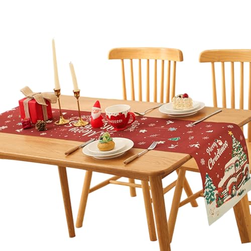 ZYMIADOU Wiederverwendbare Tischdecke für Weihnachten, Abendessen, Party-Dekorationen und Familienfeiern, maschinenwaschbare Tischdecke ZYMIADOU Wiederverwendbare Tischdecke für Weihnachten, Abendessen, Party-Dekorationen und Familienfeiern, maschinenwaschbare Tischdecke von ZYMIADOU