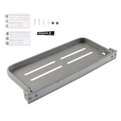 ZYMIADOU Zusammenklappbare Aluminium-Wandregalhalterung für Küche und Schlafzimmer, maximiert den Platz mit unauffälligem Design, platzsparende Aufbewahrung ZYMIADOU Zusammenklappbare Aluminium-Wandregalhalterung für Küche und Schlafzimmer, maximiert den Platz mit unauffälligem Design, platzsparende Aufbewahrung von ZYMIADOU