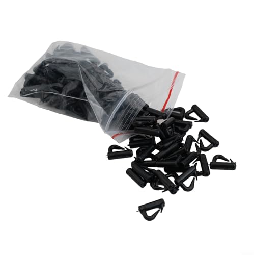 100-teiliges Gabelkopf-Set, Klauen-Stil, Schnellwechsel, Drehgelenk, Gabel-Spinner-Druckknöpfe (100 Stück) von ZYNCUE