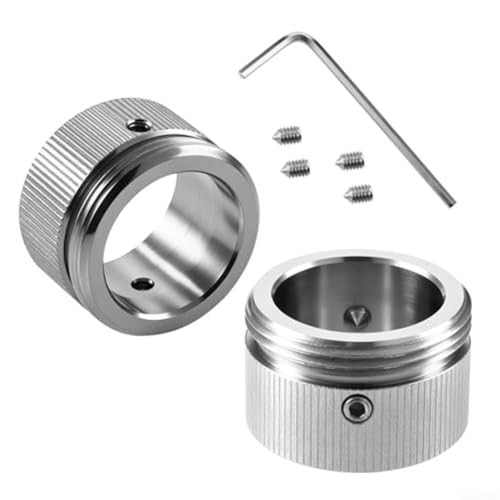 24 x M30 x 1 5 für Heizkörper-Thermostat-Adapter, Edelstahl, kompatibel mit Ra, für Rav, für RavL-Ventile, einschließlich Sechskantschlüssel und Schrauben für HVAC-Wartung (2 Stück) von ZYNCUE