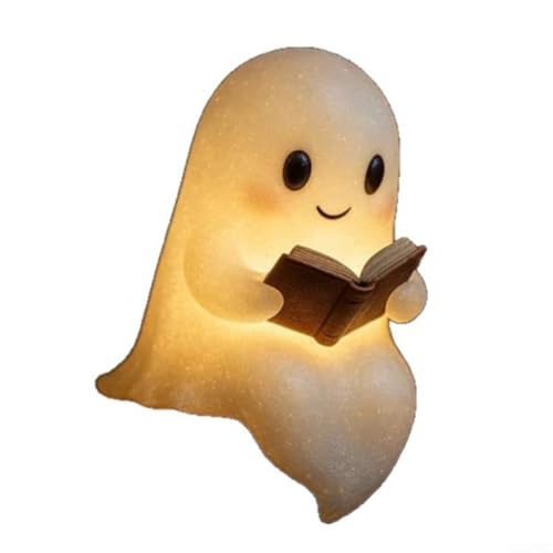 3D-LED-Leselampe mit charmantem Buch-Design, strahlt beruhigendes warmes Licht für gemütliches und entspannendes Ambiente auf Regalen, Schreibtischen oder Schlafzimmern aus (22 cm) von ZYNCUE