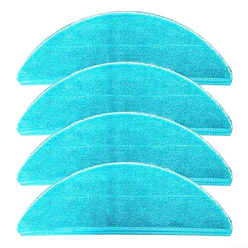 4/8 Stück Mikrofaser-Mopp-Pads für Conga 7490 Eternal Staubsauger, waschbare Lappentücher, Wischmopp-Pad, Ersatzteile, 258 x 93 mm von ZYNCUE