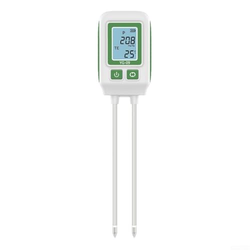 4 in 1 Bodentester zur Stickstoff-, Phosphor-, Kalium- und Temperaturanalyse in der Rasen- und Gartenpflege von ZYNCUE
