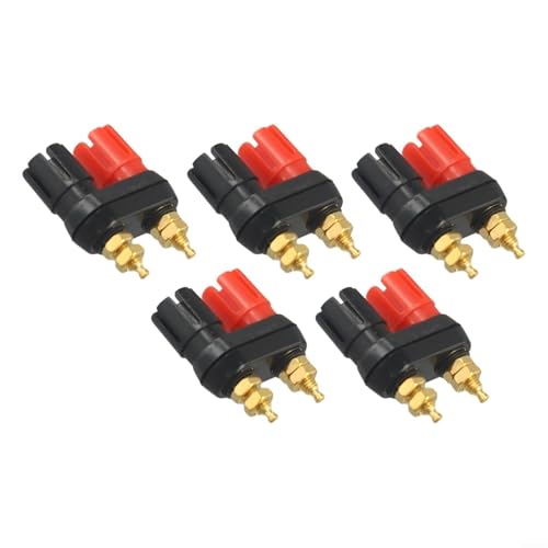 5-teiliges Set aus robusten und zuverlässigen 4 mm Dual-Bananensteckverbindern, perfekt für Paneele 5-teiliges Set aus robusten und zuverlässigen 4 mm Dual-Bananensteckverbindern, perfekt für Paneele von ZYNCUE