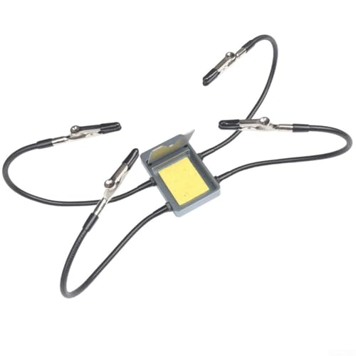 Dritte helfende Hände Löthilfe-Werkzeug mit vier flexiblen Metallarmen auf stabilem Metallsockel mit hitzebeständigen Silikonklemmen für Leiterplattenhalter mit TS101 für TS80P Dritte helfende Hände Löthilfe-Werkzeug mit vier flexiblen Metallarmen auf stabilem Metallsockel mit hitzebeständigen Silikonklemmen für Leiterplattenhalter mit TS101 für TS80P von ZYNCUE