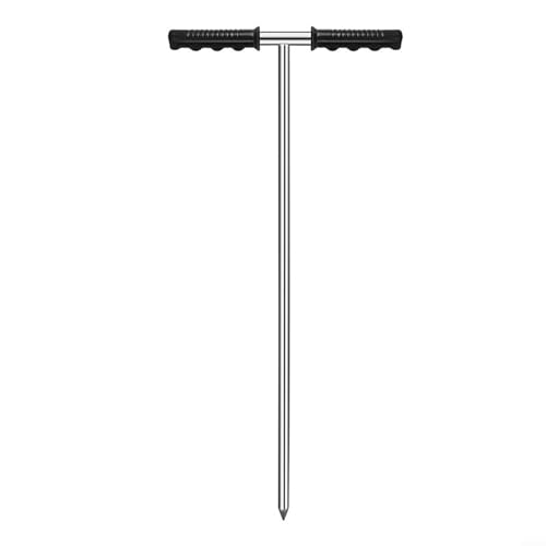 Edelstahl Bodensondenstab zum Lokalisieren von Klärgruben und unterirdischen Rohren, verstellbar von 81.3 cm bis 121.9 cm, Design von ZYNCUE