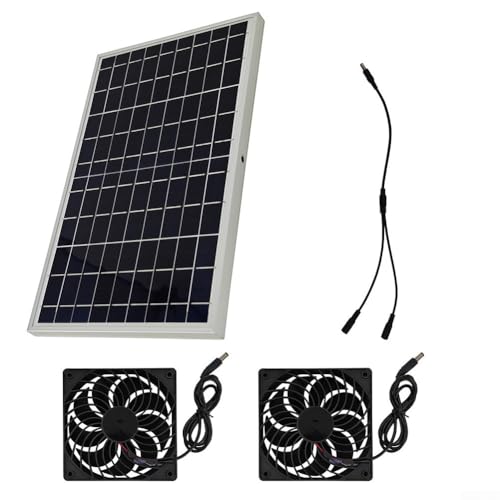 Effizienter 10-W-Solar-Abluftventilator für Haustierhäuser und Gewächshäuser, Gurt, Solarenergie für optimalen Luftstrom von ZYNCUE