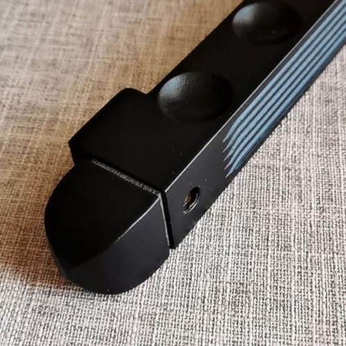 Effizientes Billardregal zur Wandmontage, 4 Schlitze, Holzhalter für Poolqueues und Handtücher (Schwarz) von ZYNCUE