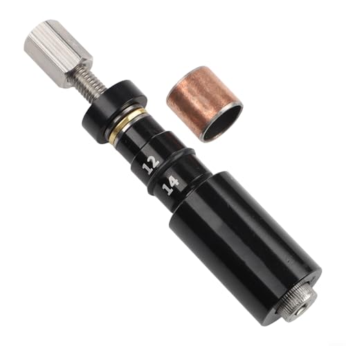 Fahrrad-Hinterrad-Stoßdämpferbuchsenwerkzeug für effektive Reparaturen für Adapter in zwei Größen zur Verbesserung der Kompatibilität (schwarz) von ZYNCUE