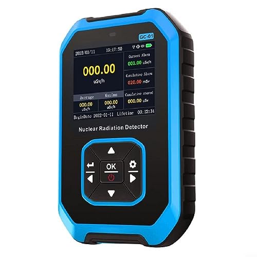 Geiger Counter Nuclear Strahlung Detektor, persönliche Dosis Alarm Radioaktive Tester, tragbare Handheld Beta Gamma Röntgenstrahlung Monitor Meter von ZYNCUE