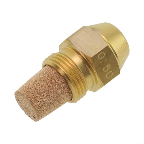 Hohlkegel Ölbrennerdüse Robuste Messing und Edelstahl Zusammensetzung mit einem 60 Grad Winkel (0,5 60 °) von ZYNCUE