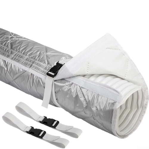 Isolierte Schlauchabdeckung für tragbare Klimaanlagen, einfach zu sichern mit verstellbaren Riemen, energieeffizient Isolierte Schlauchabdeckung für tragbare Klimaanlagen, einfach zu sichern mit verstellbaren Riemen, energieeffizient von ZYNCUE