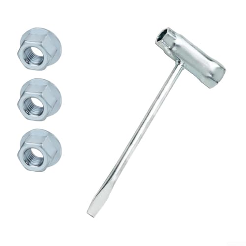 Kettensägen-Werkzeug-Set mit 12 T-Schraubenschlüsseln und 36 Muttern, geeignet für Modelle MS036 MS041 MS042 MS044 MS046 MS048 MS050 MS051 MS056 MS064 MS066 für zuverlässige Wartung (A) von ZYNCUE