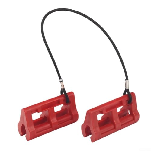 Kompaktes 10,2 cm hydraulisches Lenkschloss mit Querträger für Außenbordmotoren, bietet sichere Verriegelung, um unerwünschte Lenkdrehungen zu verhindern (rot) von ZYNCUE