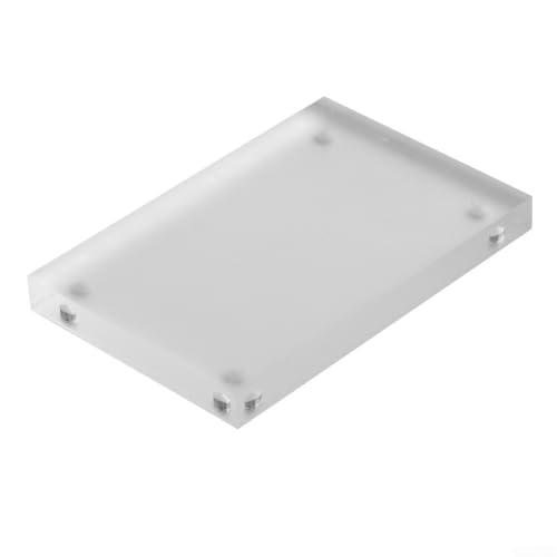 Magnetischer, transparenter Fotorahmenhalter in stabilem Acryl-Design für mühelose Darstellung von Bildern (6 x 9 cm) von ZYNCUE