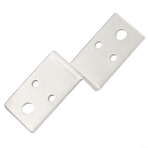 Metall-Eckverbinder-Set, multifunktional, Edelstahl, verdickt, Z-förmig, Eckverbinder, feste Verbindungselemente zur Befestigung von Tischen, Stühlen und Bücherregalen – 30 mm Metall-Eckverbinder-Set, multifunktional, Edelstahl, verdickt, Z-förmig, Eckverbinder, feste Verbindungselemente zur Befestigung von Tischen, Stühlen und Bücherregalen – 30 mm von ZYNCUE