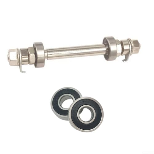 Mountainbike Vorderachse und Hinterachse Schnellspanner mit 6000 Lagern, Achse Werkzeug Set (F+R mit Lager) von ZYNCUE
