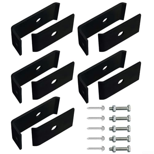 Outdoor Mesh Panel Mounting Kit Featuring Steel Brackets Screws Fixing Rods Nuts for Strong Attachment to Walls Posts and Multiple Surfaces Outdoor Mesh Panel Mounting Kit Featuring Steel Brackets Screws Fixing Rods Nuts for Strong Attachment to Walls Posts and Multiple Surfaces von ZYNCUE