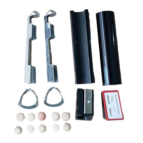 Stabiles Pool-Queue-Reparatur-Set mit Aluminiumklemme und zwei Arten von Spitzengrößen für einfache Verwendung von ZYNCUE