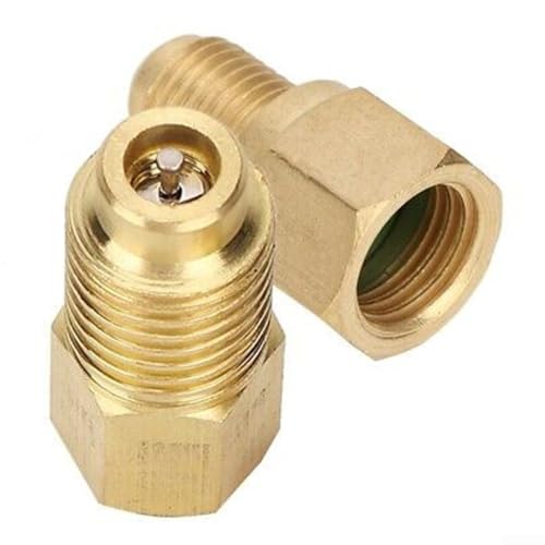 Verstellbares Adapter-Set R1234yf mit Messingspule passend für R12 R22 R134a von ZYNCUE