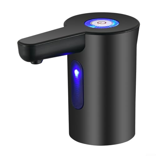 Wiederaufladbare elektrische Wasserspenderpumpe, funktioniert mit 2 5 Gallonen Flaschen, für Zuhause, Büro, Outdoor Hydration (Schwarz) von ZYNCUE
