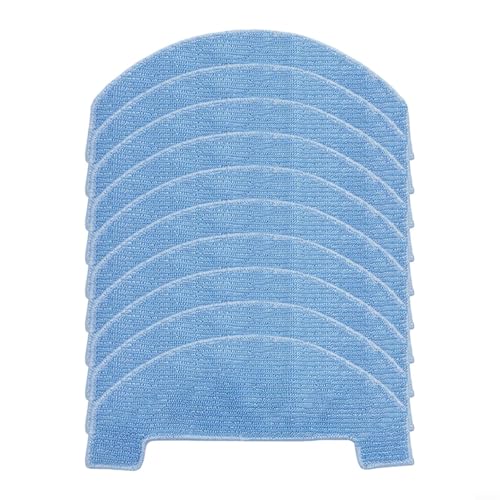 Wischmopp-Pads für Ultenic für T20 Pro für Honor For Choice S3 S3 Plus R3 R3 Plus Roboter-Staubsauger, Ersatz-Mikrofaser-Wischpad (10 Stück) von ZYNCUE