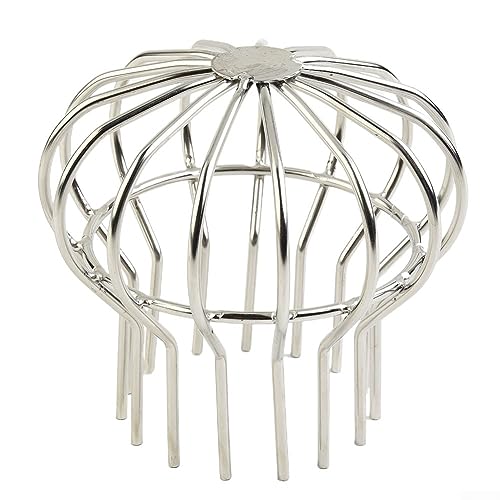 ZYNCUE 1PC Edelstahl Balkon Drainage Dach Boden Abfluss Abdeckung Regen Rohr Kappe Laubschutz Outdoor Dach Boden Netz Abdeckung Abfluss (110mm) von ZYNCUE