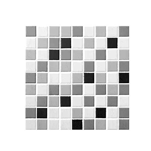 ZYNCUE 3D Selbstklebende Küchenwandfliesen Badezimmer Mosaik Aufkleber Peel , 3D Mosaik Selbstklebende Mosaik Wandfliesen Aufkleber, 30 x 30 cm von ZYNCUE