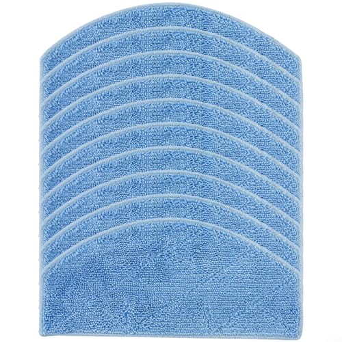 ZYNCUE 4/10er-Pack Wischtücher-Set, waschbare Wischmopp-Pads passend für Laresar Mars01, Lubluelu SL68 Staubsauger (10 Stück) von ZYNCUE