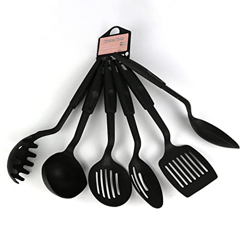 ZYNCUE 6-teiliges Nylon-Küchenhelfer-Set zum Kochen, Antihaft-Backwerkzeuge, Schaufel, Sieb, Suppenkelle, Pfannkuchenwender, 1 Set von ZYNCUE