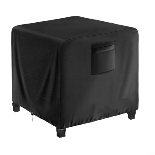 ZYNCUE 71,1 cm quadratische Feuerabdeckung, wasserdichtes Oxford-Gewebe mit Kordelzug und Schnallenriemen, für 71,1 x 71,1 x 63,5 cm Propangas-Herd (210D) von ZYNCUE