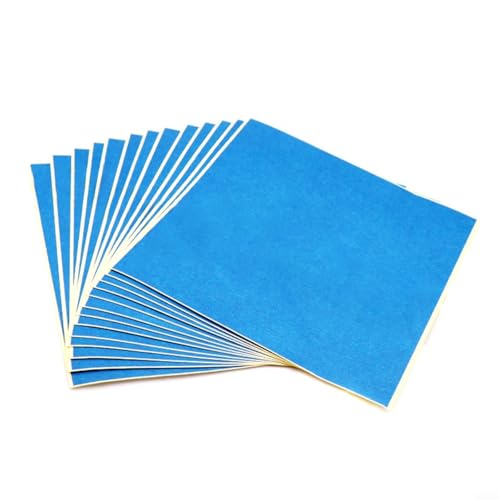 ZYNCUE Abdeckband für 3D-Drucker, hohe Temperaturbeständigkeit, Druckbettband, blau, Wärmeplattformstreifen für 3D-Druck (200 mm x 210 mm), 20 Stück von ZYNCUE