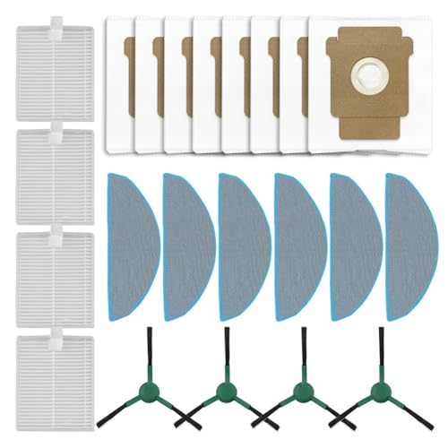 ZYNCUE Für Roomba 105 für Staubsauger Roboter Seitenbürste Filter Wischtuch Staubbeutel Kit Haushaltsgerät Zubehör Roboter Staubsauger Zubehör Roboter Staubsauger Mülleimer Filter von ZYNCUE