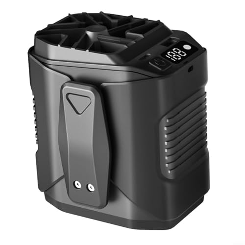 ZYNCUE Tragbarer Ventilator mit Clip, 2-in-1 Nebelventilator und Luftbefeuchter, Kühlventilatoren für Outdoor-Arbeit, Camping, Reisen (schwarz) von ZYNCUE