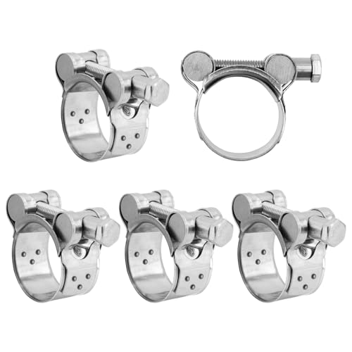 ZYNERY 5 Stück Gelenkbolzenschelle Edelstahl Schlauchklemmen Spannbereich 29-31mm Gelenkbolzen Schlauchschellen T-bolzen Spannbackenschellen Breite Einstellbar Schellen für Poolschlauch Auspuffschelle ZYNERY 5 Stück Gelenkbolzenschelle Edelstahl Schlauchklemmen Spannbereich 29-31mm Gelenkbolzen Schlauchschellen T-bolzen Spannbackenschellen Breite Einstellbar Schellen für Poolschlauch Auspuffschelle von ZYNERY
