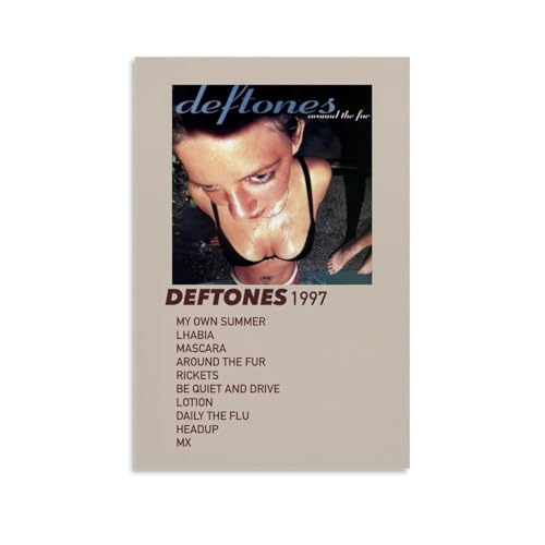 Deftones "Around The Fur by Deftones", wasserdichtes Poster, Kunst, Wohnzimmer, Wand, Schlafzimmer, Dekoration, Heimbüro und Geschenkvorbereitung, exquisite Geschenke zum Verschenken an Menschen, 30 x von ZYNPCX