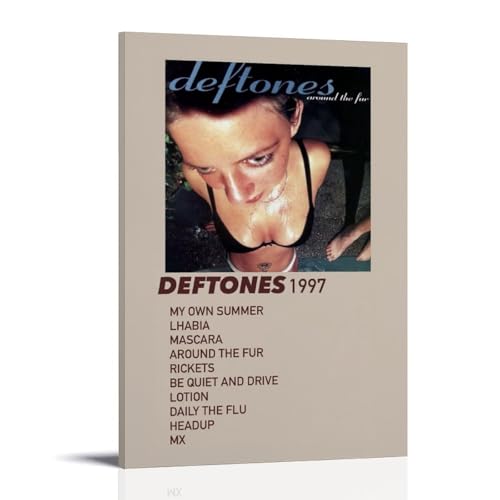 Deftones "Around The Fur by Deftones", wasserdichtes Poster, Kunst, Wohnzimmer, Wand, Schlafzimmer, Dekoration, Heimbüro und Geschenkvorbereitung, exquisite Geschenke zum Verschenken an Menschen, 60 x von ZYNPCX