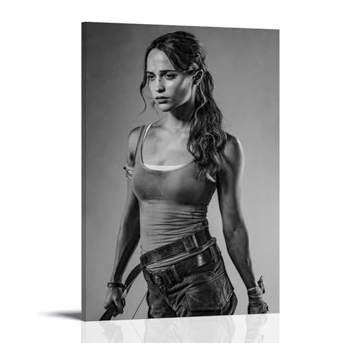 ZYNPCX Alicia Vikander Wasserdichtes Poster, Kunst, Wohnzimmer, Wand, Schlafzimmer, Dekoration, Heimbüro und Geschenkvorbereitung, exquisite Geschenke zum Verschenken an Menschen, 20 x 30 cm, Alicia von ZYNPCX