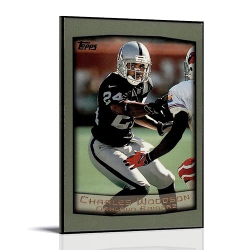 ZYNPCX Charles Woodson Wasserdichtes Poster, Kunst, Wohnzimmer, Wand, Schlafzimmer, Dekoration, Heimbüro und Geschenkvorbereitung, exquisite Geschenke zum Verschenken an Menschen, 20 x 30 cm, Charles von ZYNPCX