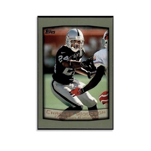 ZYNPCX Charles Woodson Wasserdichtes Poster, Kunst, Wohnzimmer, Wand, Schlafzimmer, Dekoration, Heimbüro und Geschenkvorbereitung, exquisite Geschenke zum Verschenken an Menschen, 20 x 30 cm, Charles von ZYNPCX