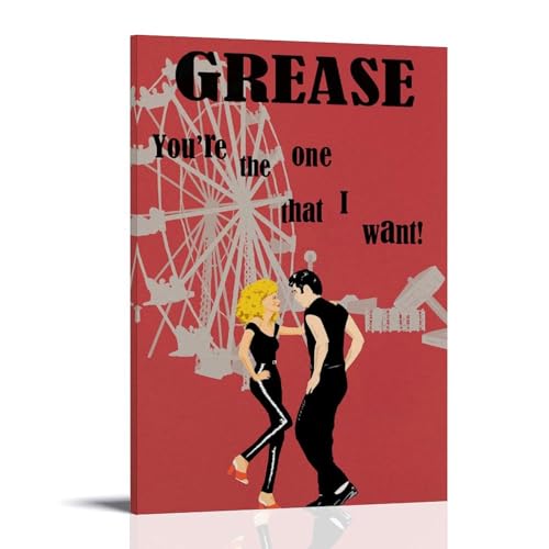 ZYNPCX GreaseWaterproof Poster Art Living Room Wall Bedroom Decoration Home Office and Gift Preparation Exquisite Gifts for Giving to People50x30inch(50x75cm) Grease von ZYNPCX